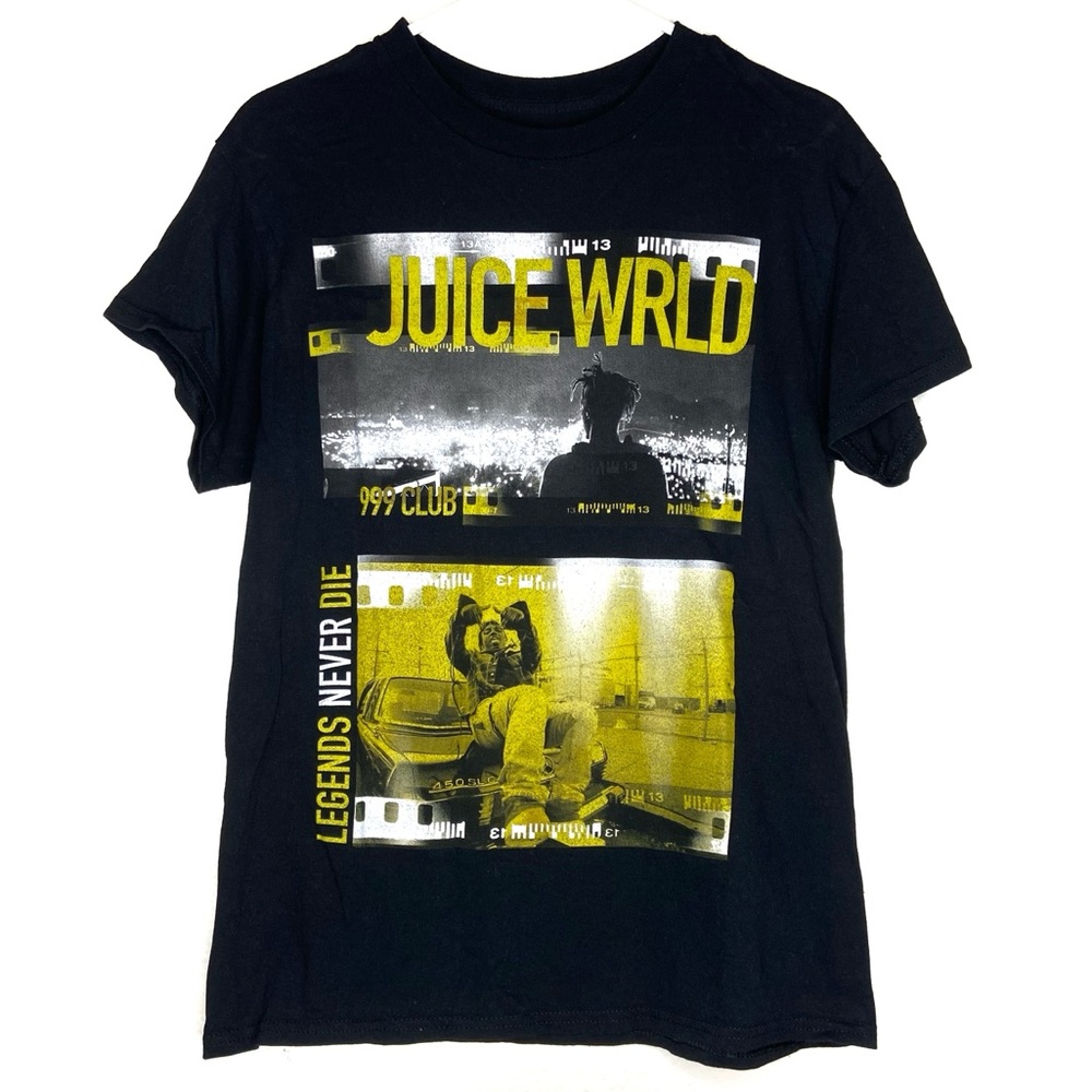 Juice WRLD Black Graphic T-Shirt Medium